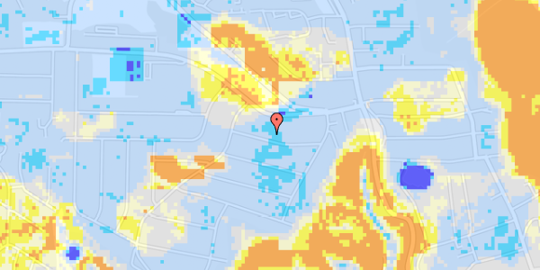 Ekstrem regn på Jupitervej 14