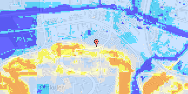 Ekstrem regn på Koldingvej 34, 3. th