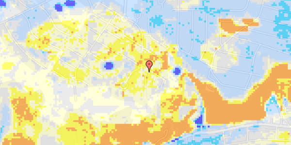 Ekstrem regn på Ledavej 2