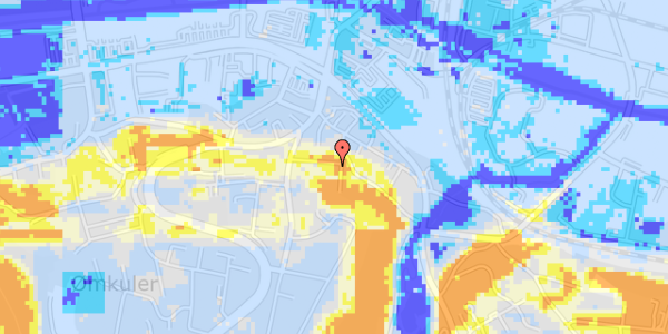 Ekstrem regn på Lille Bjerggade 20