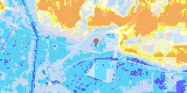 Ekstrem regn på Linnemannsgade 1B, 1. th