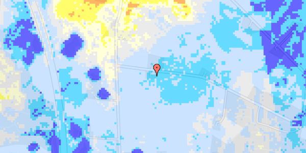 Ekstrem regn på Linnet Skovvej 16