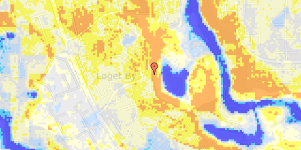 Ekstrem regn på Løget Center 44