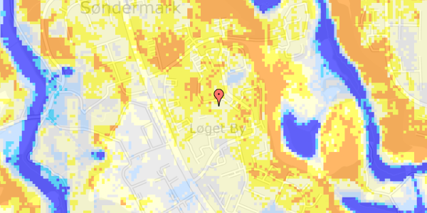 Ekstrem regn på Løget Center 75B, st. 3