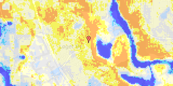 Ekstrem regn på Løget Center 118