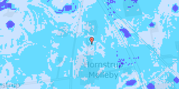 Ekstrem regn på Møllebyvej 38