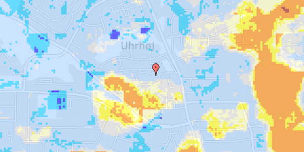 Ekstrem regn på Nordlandsvej 3, 1. th