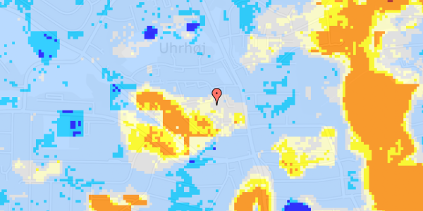 Ekstrem regn på Nordlandsvej 13, kl. 3