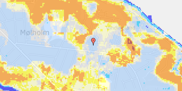 Ekstrem regn på Nyvej 1A