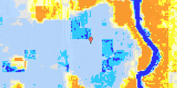 Ekstrem regn på Nørremarksvej 102