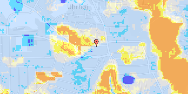 Ekstrem regn på Petershøjvej 9