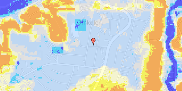 Ekstrem regn på Pilevænget 15, 1. th