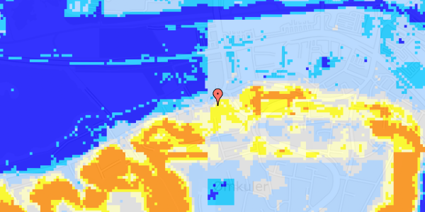 Ekstrem regn på Ribe Landevej 1