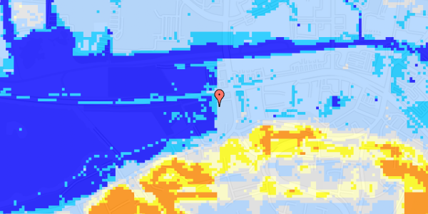 Ekstrem regn på Ribe Landevej 4D