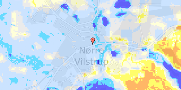 Ekstrem regn på Ribe Landevej 390