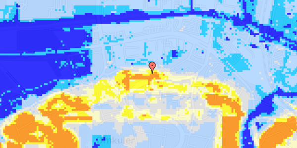 Ekstrem regn på Ribegade 7A, st. 