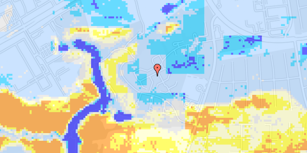 Ekstrem regn på Rønnen 9, st. 