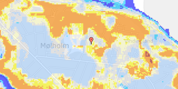 Ekstrem regn på Rønsled 6