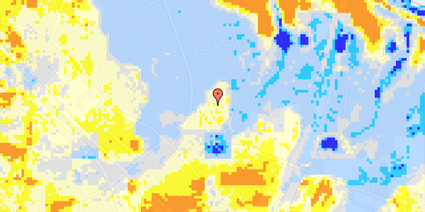 Ekstrem regn på Stenhoved 8