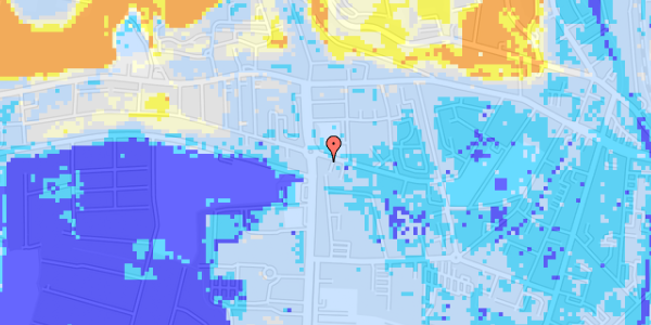 Ekstrem regn på Svendsgade 35B, 1. th