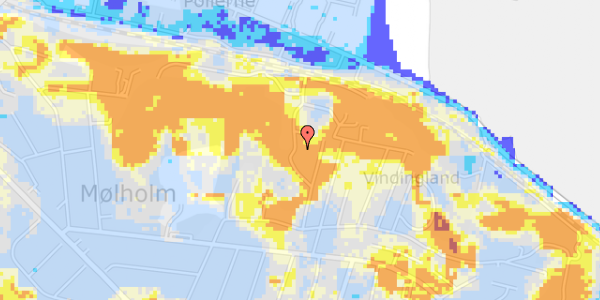 Ekstrem regn på Teglværksvej 15