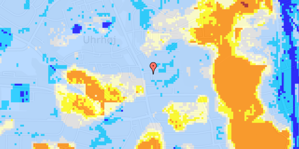 Ekstrem regn på Tuja Alle 2A