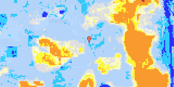 Ekstrem regn på Tuja Alle 2B