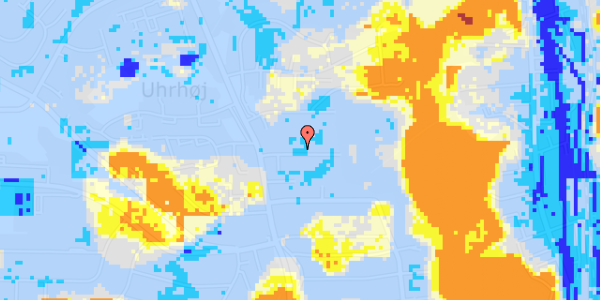 Ekstrem regn på Tuja Alle 7