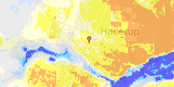 Ekstrem regn på Herningvej 2