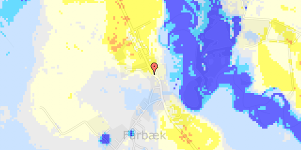 Ekstrem regn på Karupvej 40