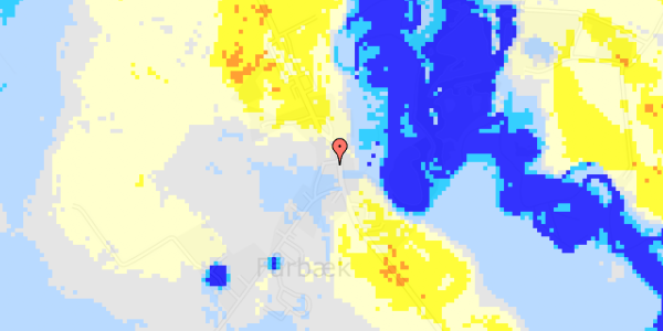 Ekstrem regn på Karupvej 46