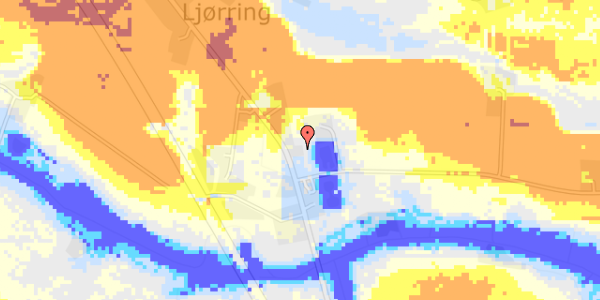 Ekstrem regn på Ljørringvej 37