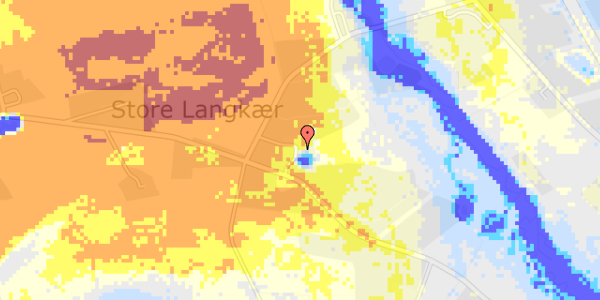 Ekstrem regn på Langkærvej 2