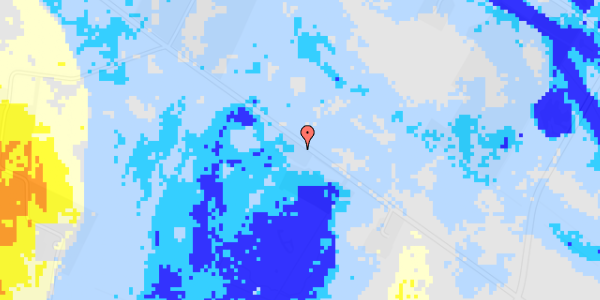 Ekstrem regn på Sønderkærvej 11