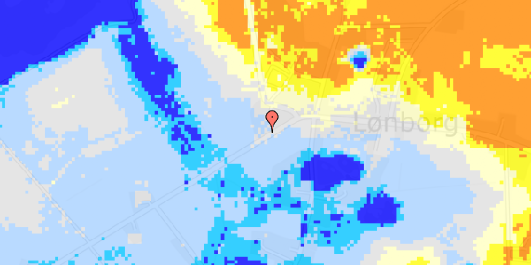 Ekstrem regn på Tarmvej 92