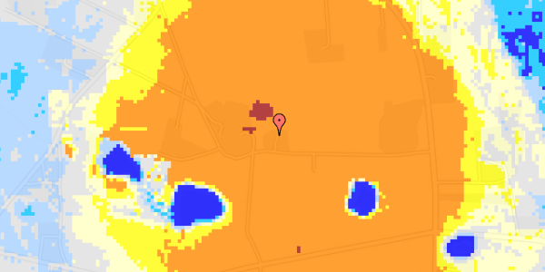 Ekstrem regn på Fastrupvej 12