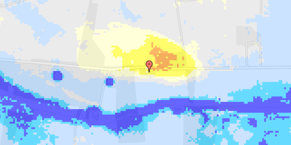 Ekstrem regn på Gudumkærvej 8