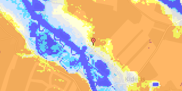 Ekstrem regn på Kiderisvej 18