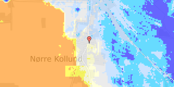 Ekstrem regn på Kollund Byvej 38