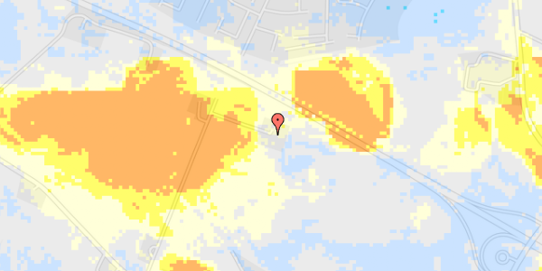 Ekstrem regn på Krogstrupvej 21