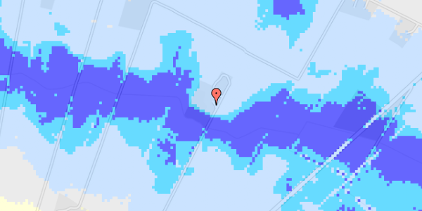 Ekstrem regn på Nørremarkvej 19