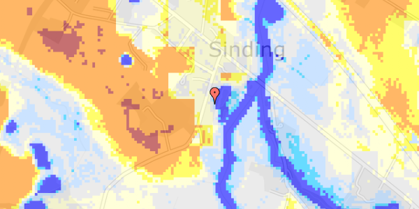 Ekstrem regn på Nøvlingvej 17