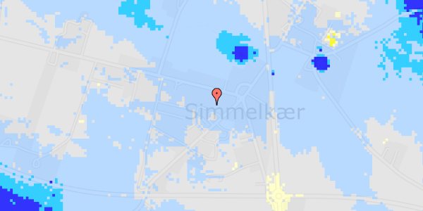 Ekstrem regn på Troldbjergvej 24