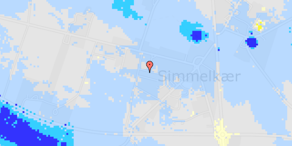 Ekstrem regn på Tømmerpladsen 4