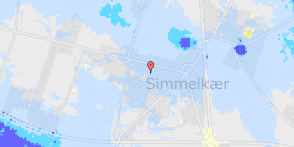 Ekstrem regn på Tømmerpladsen 7