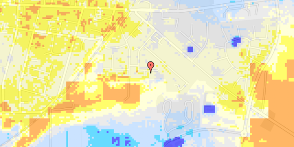 Ekstrem regn på Øster Alle 18A