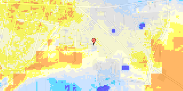 Ekstrem regn på Øster Alle 22