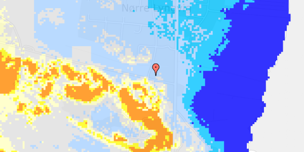 Ekstrem regn på Holmsland Klitvej 115