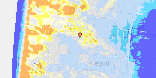 Ekstrem regn på Fladsbjergvej 46