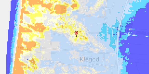 Ekstrem regn på Fladsbjergvej 48